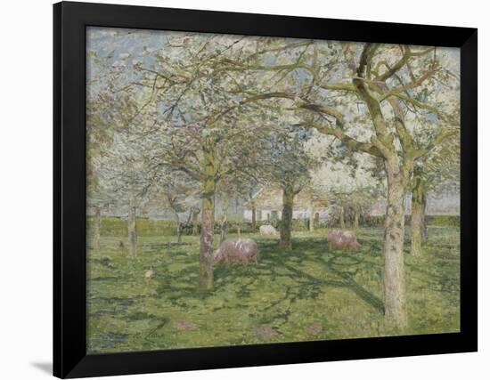 Le verger au printemps-Emile Claus-Framed Giclee Print