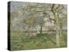 Le verger au printemps-Emile Claus-Stretched Canvas