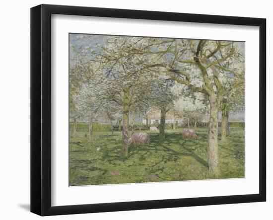 Le verger au printemps-Emile Claus-Framed Giclee Print