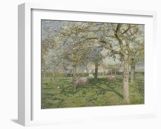 Le verger au printemps-Emile Claus-Framed Giclee Print