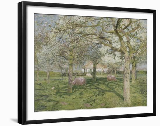 Le verger au printemps-Emile Claus-Framed Giclee Print