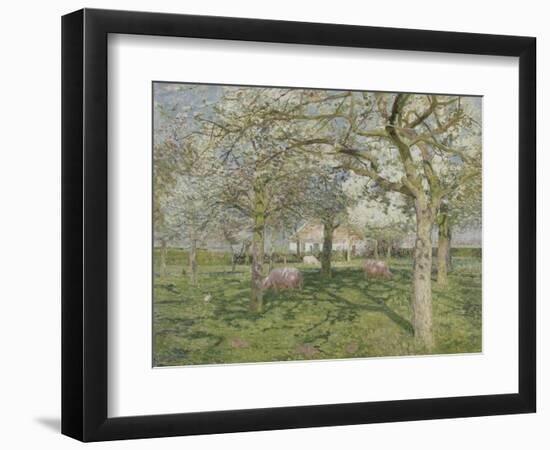 Le verger au printemps-Emile Claus-Framed Premium Giclee Print