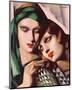 Le Vert Jade-Tamara de Lempicka-Mounted Premium Giclee Print