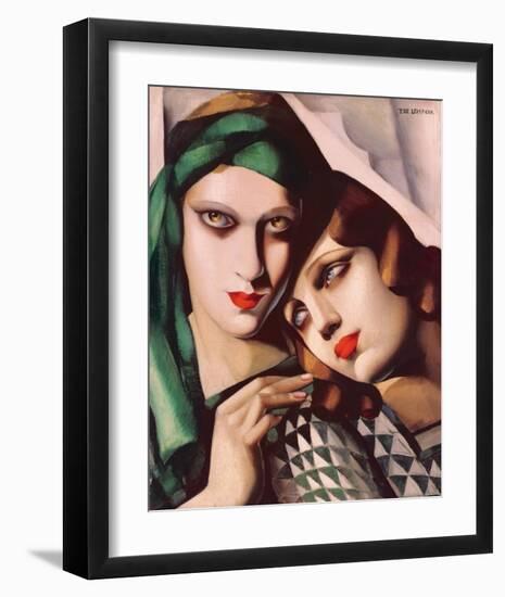 Le Vert Jade-Tamara de Lempicka-Framed Premium Giclee Print