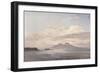 Le Vésuve et le golfe de Naples vus de la mer-Pierre Henri de Valenciennes-Framed Giclee Print