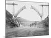 Le viaduc de Garabit en construction-Alphonse Terpereau-Mounted Giclee Print