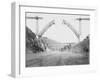 Le viaduc de Garabit en construction-Alphonse Terpereau-Framed Giclee Print