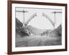 Le viaduc de Garabit en construction-Alphonse Terpereau-Framed Giclee Print