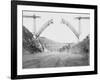 Le viaduc de Garabit en construction-Alphonse Terpereau-Framed Giclee Print