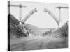 Le viaduc de Garabit en construction-Alphonse Terpereau-Stretched Canvas