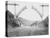 Le viaduc de Garabit en construction-Alphonse Terpereau-Stretched Canvas