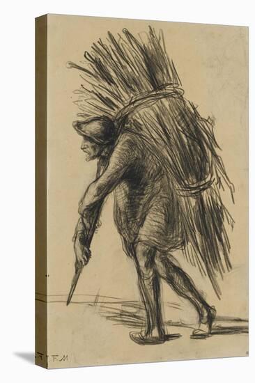 Le vieux b?cheron (vers 1845-1847)-Jean-François Millet-Stretched Canvas