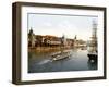 Le Vieux Paris, Vue Sue La Seine, Paris-null-Framed Giclee Print