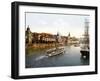 Le Vieux Paris, Vue Sue La Seine, Paris-null-Framed Giclee Print