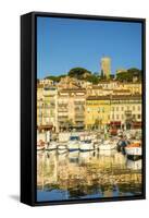 Le Vieux Port, Cannes, Alpes-Maritimes, Provence-Alpes-Cote D'Azur, French Riviera, France-Jon Arnold-Framed Stretched Canvas