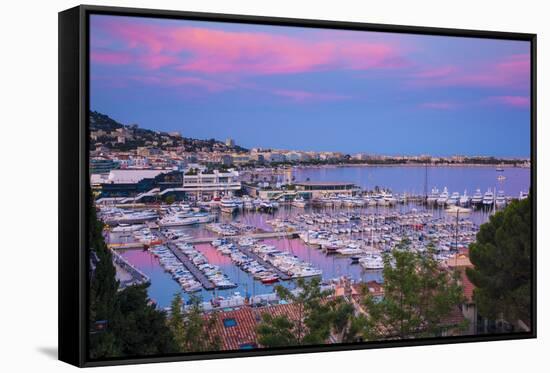 Le Vieux Port, Cannes, Alpes-Maritimes, Provence-Alpes-Cote D'Azur, French Riviera, France-Jon Arnold-Framed Stretched Canvas