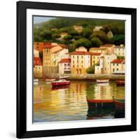 Le Vieux Port-Stu Brity-Framed Art Print