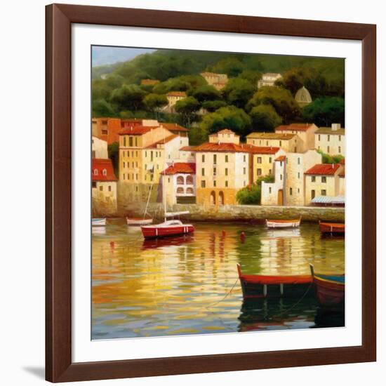 Le Vieux Port-Stu Brity-Framed Art Print