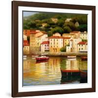 Le Vieux Port-Stu Brity-Framed Art Print