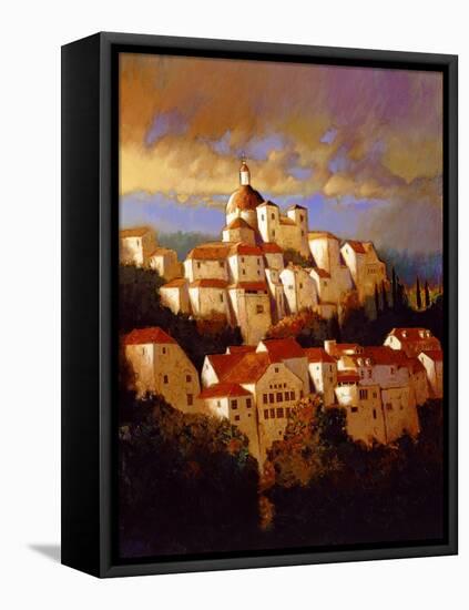 Le Village Anciens-Max Hayslette-Framed Stretched Canvas