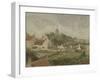 Le village de Knocke en Belgique-Camille Pissarro-Framed Giclee Print