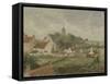 Le village de Knocke en Belgique-Camille Pissarro-Framed Stretched Canvas