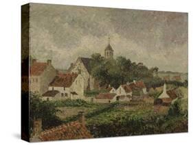 Le village de Knocke-Camille Pissarro-Stretched Canvas