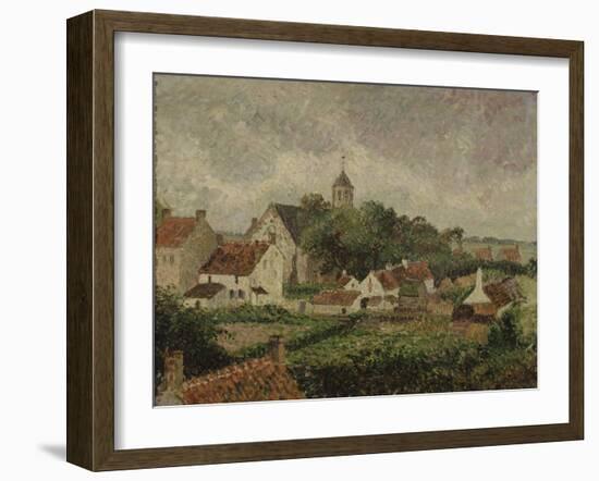 Le village de Knocke-Camille Pissarro-Framed Giclee Print