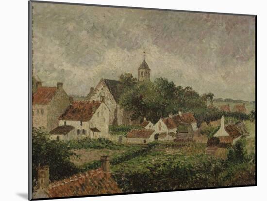 Le village de Knocke-Camille Pissarro-Mounted Giclee Print