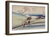 Le village de Yase-Ando Hiroshige-Framed Giclee Print