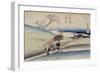 Le village de Yase-Ando Hiroshige-Framed Giclee Print