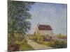 Le Village Des Sablons, 1885-Alfred Sisley-Mounted Giclee Print