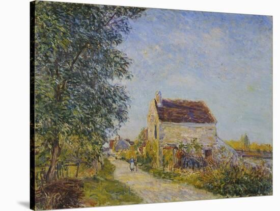 Le Village Des Sablons, 1885-Alfred Sisley-Stretched Canvas