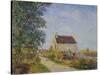 Le Village Des Sablons, 1885-Alfred Sisley-Stretched Canvas