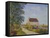 Le Village Des Sablons, 1885-Alfred Sisley-Framed Stretched Canvas