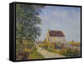 Le Village Des Sablons, 1885-Alfred Sisley-Framed Stretched Canvas