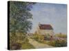 Le Village Des Sablons, 1885-Alfred Sisley-Stretched Canvas