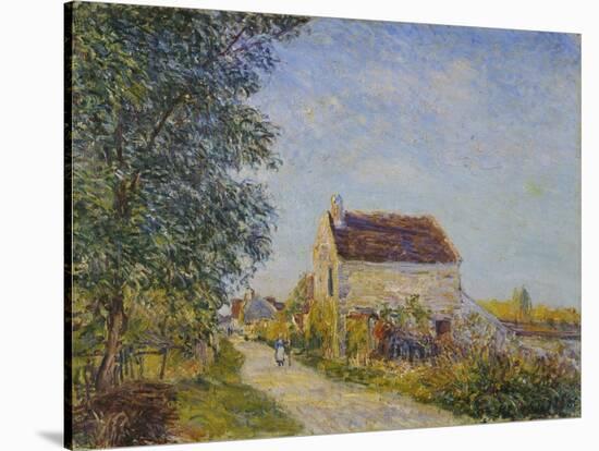 Le Village Des Sablons, 1885-Alfred Sisley-Stretched Canvas