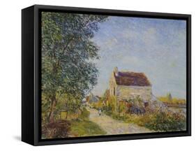 Le Village Des Sablons, 1885-Alfred Sisley-Framed Stretched Canvas