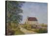 Le Village Des Sablons, 1885-Alfred Sisley-Stretched Canvas