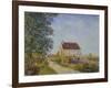 Le Village Des Sablons, 1885-Alfred Sisley-Framed Giclee Print