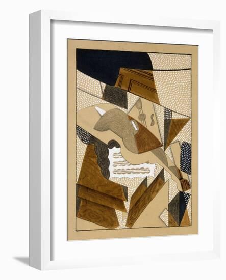 Le Violon-Juan Gris-Framed Giclee Print
