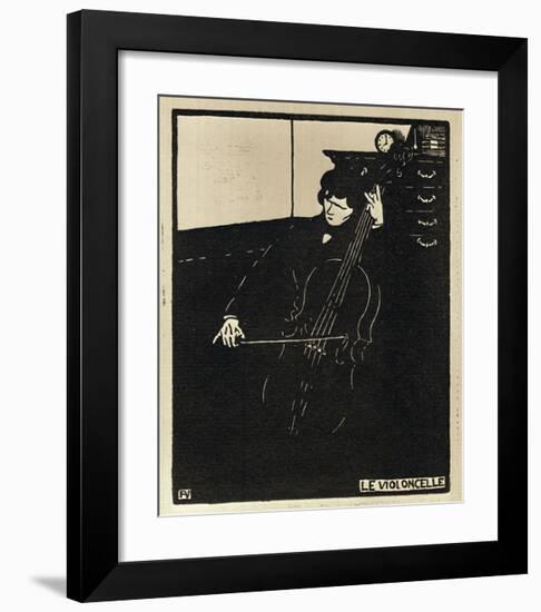 Le Violoncelle-Félix Vallotton-Framed Giclee Print