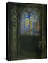 Le Vitrail, Stained Glass Window, 1904, Gouache-Odilon Redon-Stretched Canvas