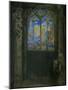 Le Vitrail, Stained Glass Window, 1904, Gouache-Odilon Redon-Mounted Giclee Print