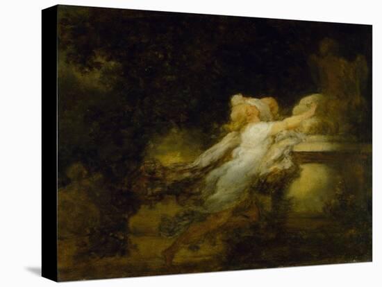 Le Voeux a L'Amour (Love Pledge)-Jean-Honoré Fragonard-Stretched Canvas