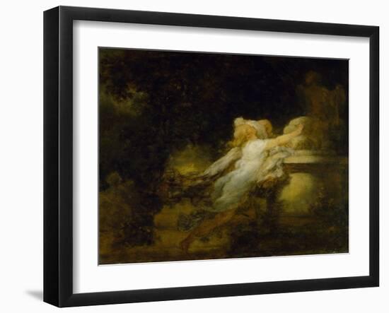 Le Voeux a L'Amour (Love Pledge)-Jean-Honoré Fragonard-Framed Giclee Print