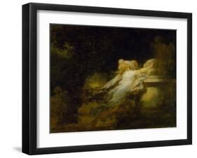 Le Voeux a L'Amour (Love Pledge)-Jean-Honoré Fragonard-Framed Giclee Print