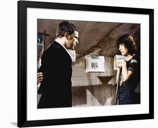 Le voleur by crimes Crime Thief by NadineTrintignant with Jean-Louis Trintignant and Bernadette Laf-null-Framed Photo