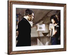 Le voleur by crimes Crime Thief by NadineTrintignant with Jean-Louis Trintignant and Bernadette Laf-null-Framed Photo